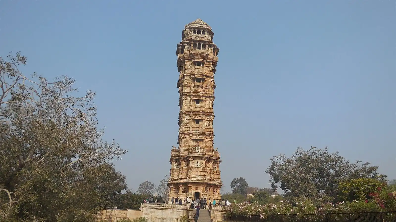 Vijay Stambh victory tower at Chittorgarh Fort